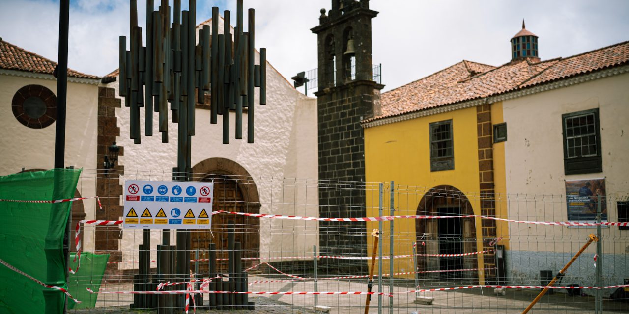 El Ayuntamiento de La Laguna inicia los trabajos para mejorar la accesibilidad en la plaza de Santo Domingo
