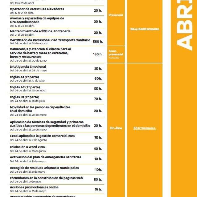La Laguna refuerza su programa de mejora de la empleabilidad e incorpora las prácticas profesionales a la formación presencial