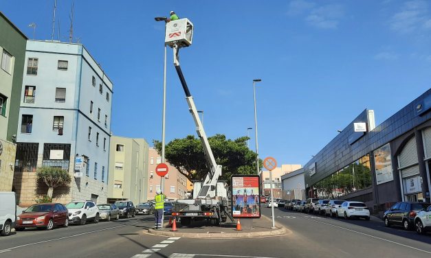 Las nuevas luminarias led permiten a La Laguna el ahorro de 400.000 euros