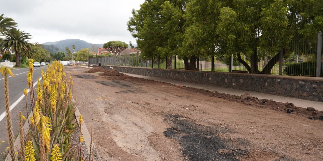 La Laguna acondiciona uno de los exteriores del parque de La Vega para facilitar el estacionamiento de vehículos