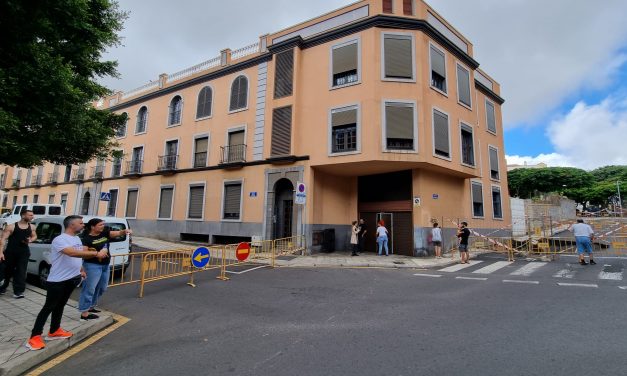 El Ayuntamiento reabre al tráfico de forma provisional la calle Santa Gemma Galgani tras la primera fase de canalización del barranco Macario