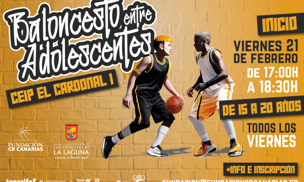 La Fundación C.B. Canarias y La Laguna ponen en marcha ‘Baloncesto entre adolescentes’