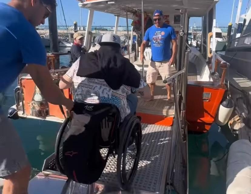 La Laguna pone en marcha el servicio de excursiones por mar para personas con discapacidad