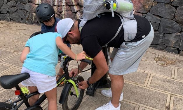 La Laguna instala un ‘bike tools’ de uso libre para la auto reparación de bicicletas en el camino de Las Peras