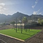 La Laguna amplía su red de instalaciones deportivas al aire libre con un parque de calistenia en Bajamar