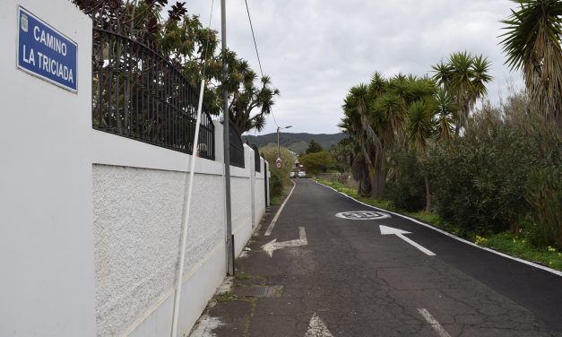 La Laguna pone fin a más de 10 años de deterioro en el camino La Triciada con el reasfaltado de su último tramo