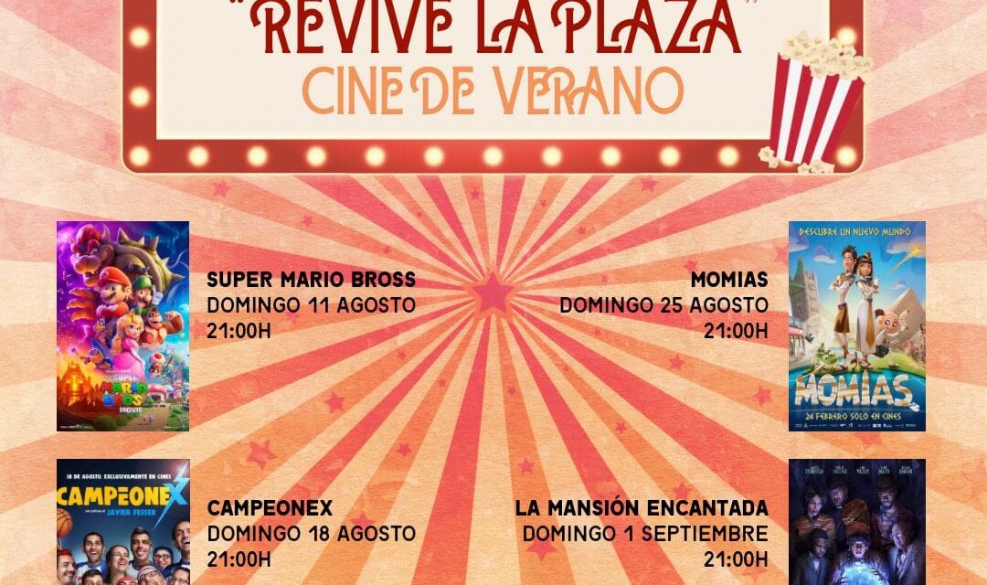 ‘Revive la plaza’, cine de verano al aire libre en Punta del Hidalgo