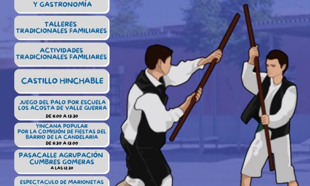 El barrio de La Candelaria celebra el Día de las Tradiciones con una muestra de deportes autóctonos, folclore y actividades de ocio para toda la familia