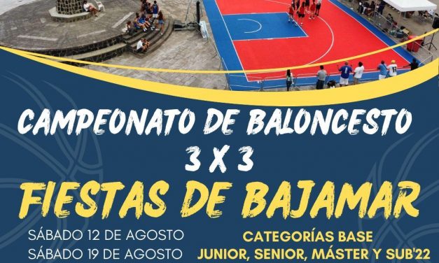La Laguna presenta la 30ª edición del campeonato de baloncesto ‘3×3 de Bajamar’
