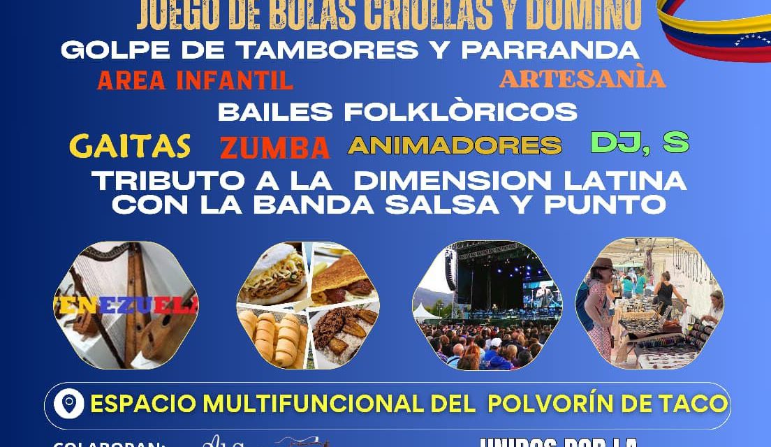 El Polvorín de Taco acogerá la primera edición del Día de Venezuela en Canarias
