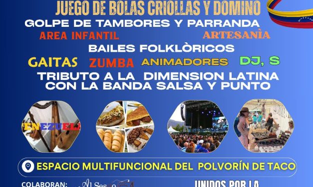 El Polvorín de Taco acogerá la primera edición del Día de Venezuela en Canarias