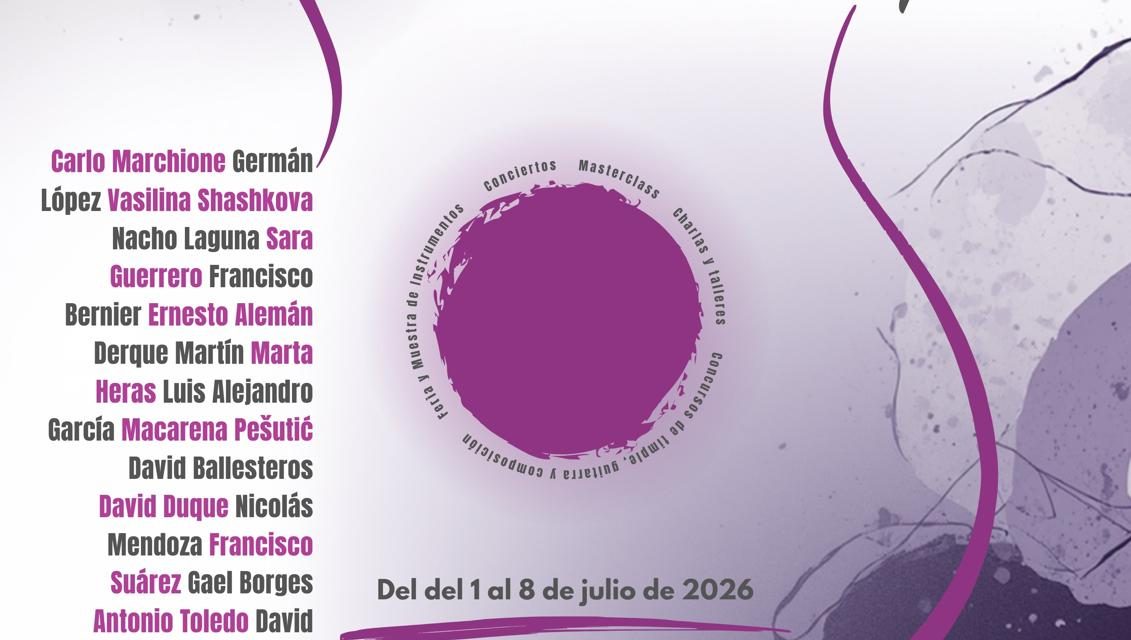 El Festival Internacional de Cuerda Pulsada de La Laguna arranca mañana con un total de ocho conciertos y quince músicos implicados