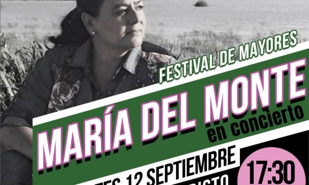 María del Monte, invitada estrella del Festival de Mayores del Cristo