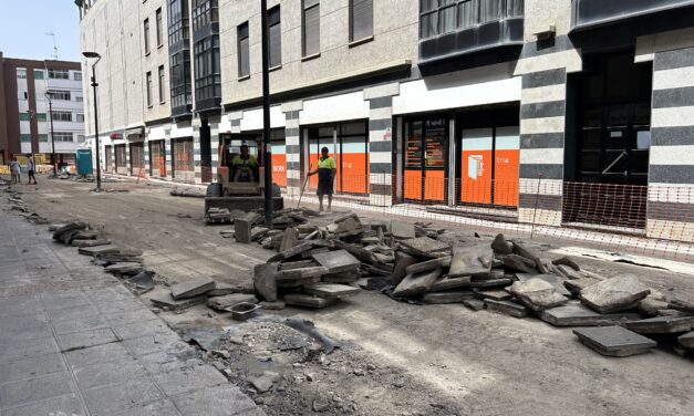 La Laguna inicia los trabajos de repavimentación del pasaje Luciano Ramos Díaz