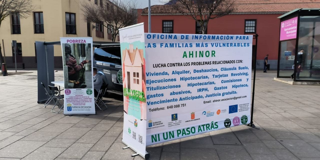 Una oficina itinerante ofrece asesoramiento gratuito en La Laguna ante ejecuciones hipotecarias y productos financieros con cláusulas abusivas