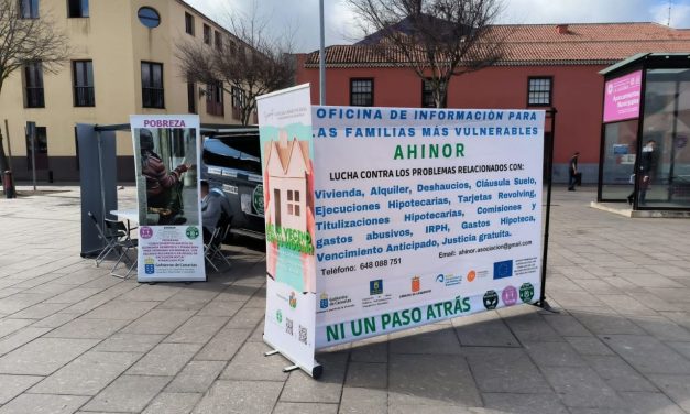 Una oficina itinerante ofrece asesoramiento gratuito en La Laguna ante ejecuciones hipotecarias y productos financieros con cláusulas abusivas