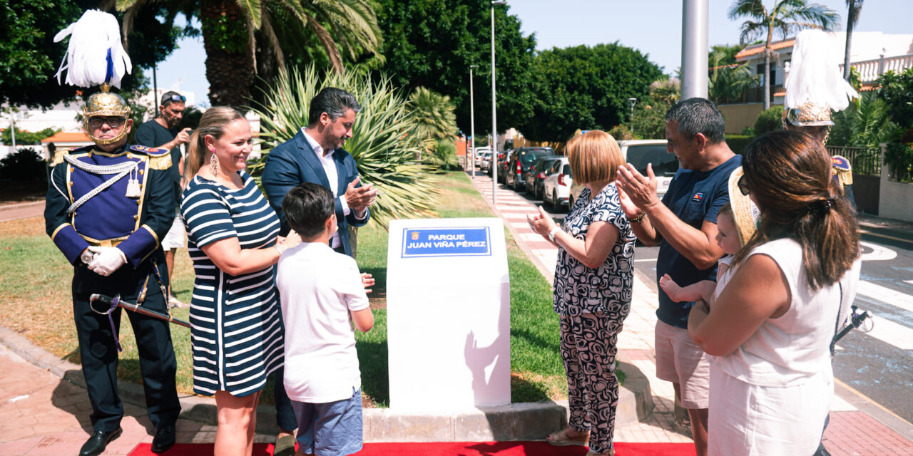 La Laguna dedica un parque en Villa Hilaria a Juan Viña