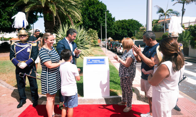 La Laguna dedica un parque en Villa Hilaria a Juan Viña