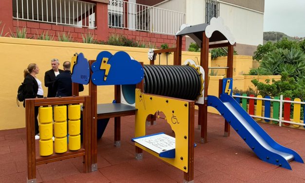 La Laguna renueva el parque infantil de La Verdellada y habilita elementos de juego inclusivos