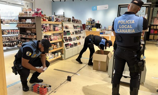 La Policía Local de La Laguna incauta cerca de 900 productos con posibles sustancias prohibidas por la UE