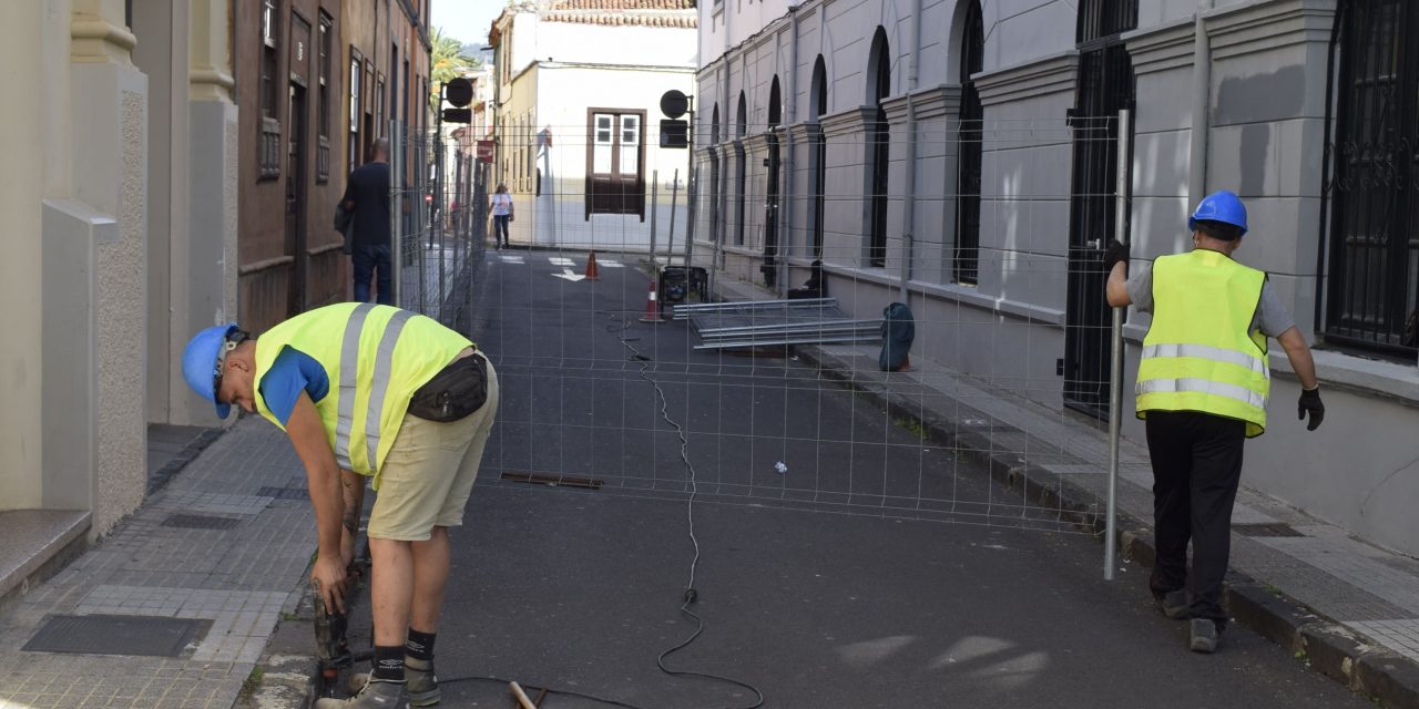 La Laguna inicia los trabajos de peatonalización de la calle Rodríguez Moure