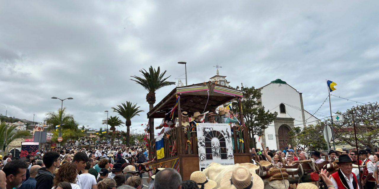 Unas 3.000 personas participan en la 75 edición de la romería de Valle de Guerra