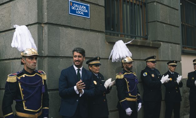 La Policía Local de La Laguna ya cuenta con una vía en el callejero municipal