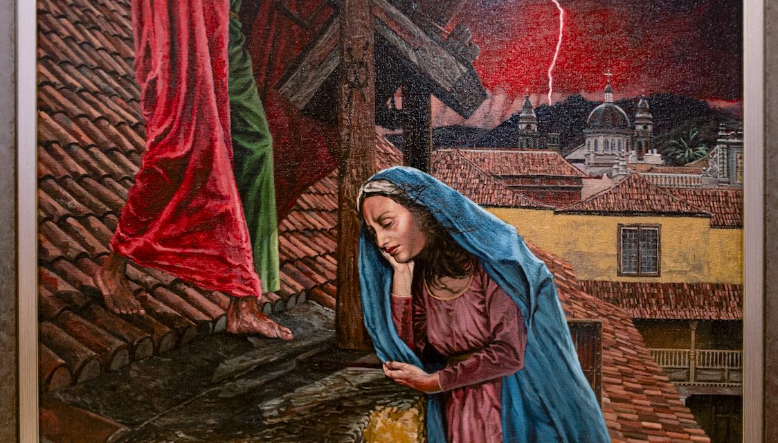 Una obra del artista italiano Davide Battaglia ilustra el cartel de la Semana Santa de La Laguna 2025