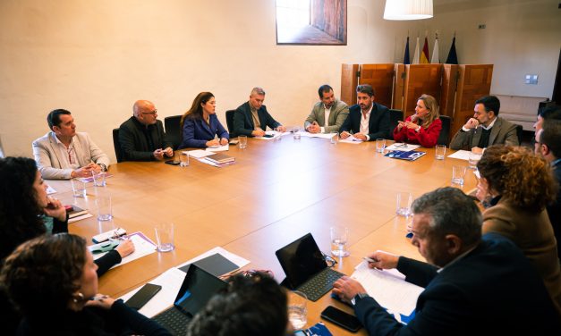 Luis Yeray Gutiérrez y Rosa Dávila anuncian el impulso a la variante de la TF-5 y a la desaladora comarcal
