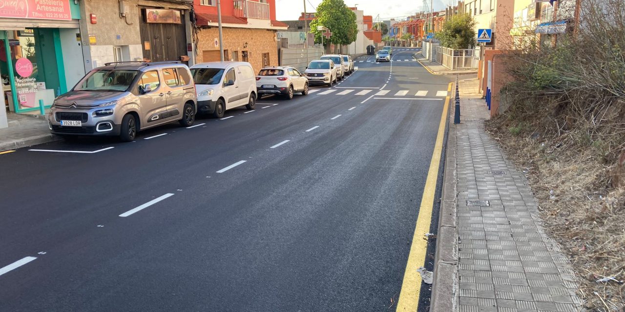 La Laguna mejora las condiciones del firme del camino de San Bartolomé de Geneto