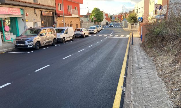 La Laguna mejora las condiciones del firme del camino de San Bartolomé de Geneto