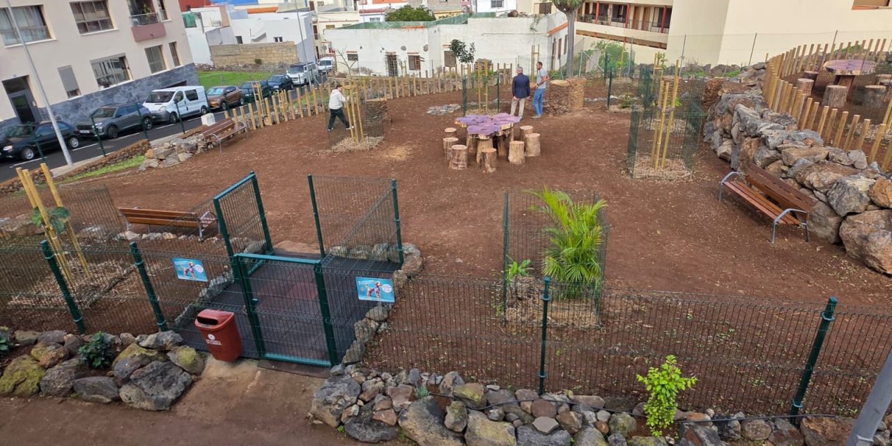 La Laguna reabre el parque canino de Tejina tras una reforma integral