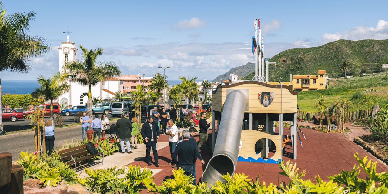 Valle de Guerra estrena su nuevo parque infantil dedicado a la Librea
