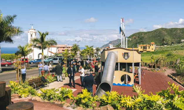 Valle de Guerra estrena su nuevo parque infantil dedicado a la Librea