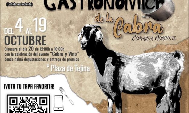 La Ruta Gastronómica de la Cabra regresa en octubre a La Laguna con nuevas propuestas culinarias