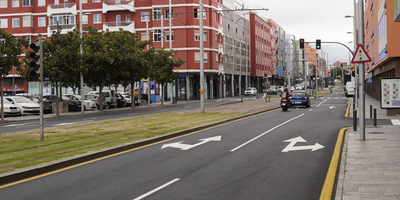 La Laguna concluye los trabajos de mejora y acondicionamiento de la avenida de La Trinidad