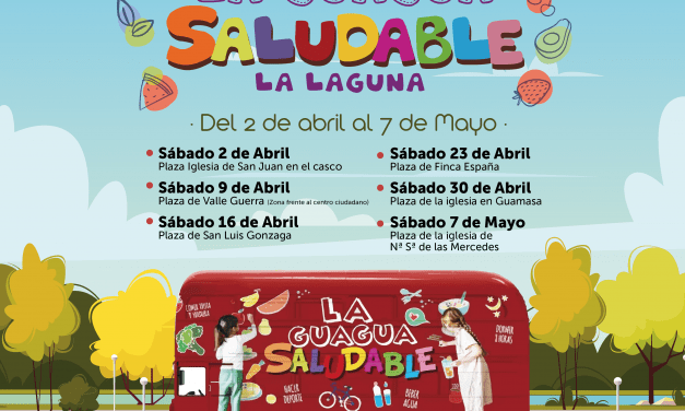 La Guagua Saludable recorrerá todos los distritos de La Laguna para demostrar que comer fruta y verdura puede ser divertido